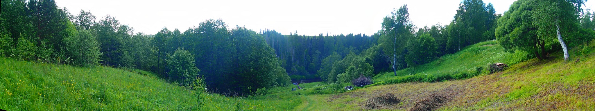 Школьная горка. Панорамка
