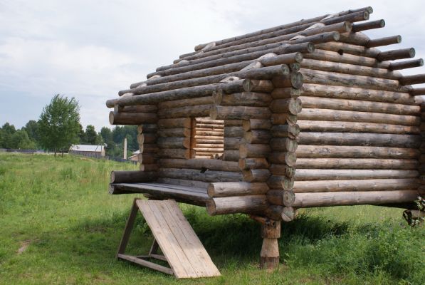 Строительство Славянской деревни

