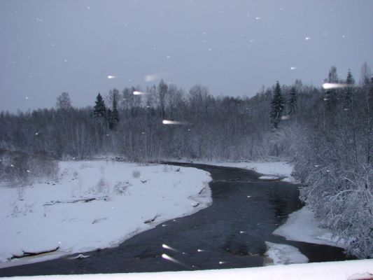 зимняя река
Лена
