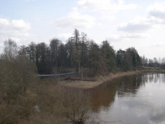 Мста весной. Вид на Белую реку и парк 
Захарова Даша 


